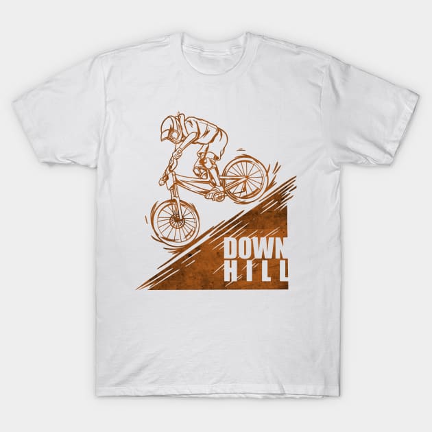 Mountain Bike BMX MTB Downhill Gift Idea T-Shirt by MGO Design